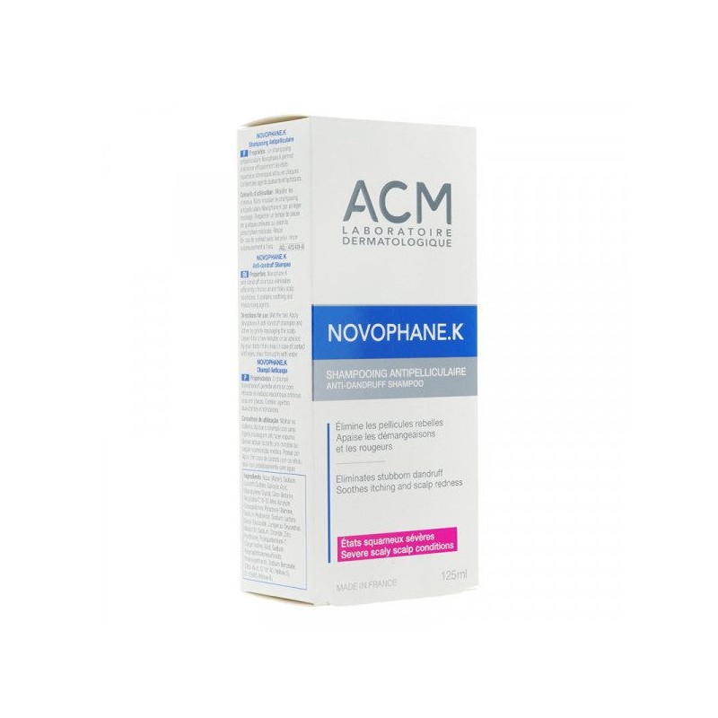 NOVOPHANE K SHAMPOING ANTIPELLICULAIRE SQUAMES SEVERES 125ML
