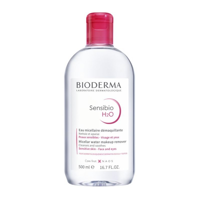 BIODERMA SENSIBIO H2O EAU MICELLAIRE DEMAQUILLANTE 500 ML